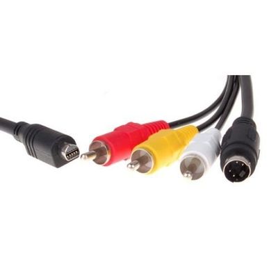Durpower AV A/V Audio Video TV-Out Cable Cord Lead for Sony DCR-HC Series DCR-HC40, DCR-HC40E