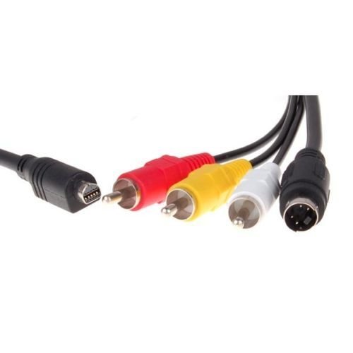 Durpower AV A/V Audio Video TV-Out Cable Cord Lead for Sony HDR-SR Series HDR-SR11,HDR-SR11E