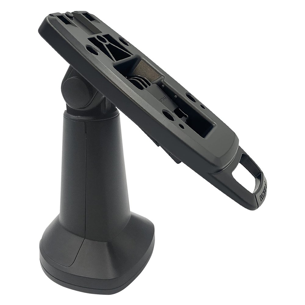 Discount Credit Card Supply ENS Tailwind Ingenico IPP 310/315/320/350 7" Latch and Lock Pole Mount Terminal Stand, Adhesive Installation, Black