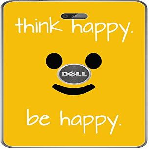 Be Happy Think Happy Smiles Vinyl Decal Sticker Skin by Debbie's Designs for Dell Venue 8