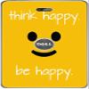 Be Happy Think Happy Smiles Vinyl Decal Sticker Skin by Debbie's Designs for Dell Venue 8 view 1