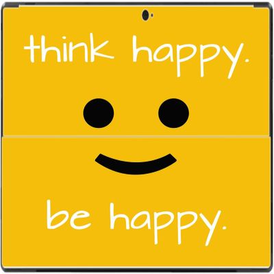 Be Happy Think Happy Smiles Vinyl Decal Sticker Skin by Debbie's Designs for Surface RT