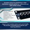 24 Port Rackmount BNC 75 Ohm Patch Panel by Tuff Jacks view 2