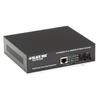 Black Box LPM601A 10BASE-T/100BASE-TX to 100BASE-FX Media Converter, 100m Multimode Fiber, Panel Mount, 1 Channel, 48-36V DC view 1