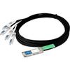 ARISTA NETWORKS CAB-Q-S-2M Arista CAB-Q-S-2M 4 x 10GbE QSFP+ to 4 x SFP+ Twinax Copper Cabl Network Cable addoncomputer com cab q s 2m ao twinaxial Network view 1