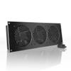 AC Infinity AIRPLATE S9, Quiet Cooling Fan System 18" with Speed Control, for Home Theater AV Cabinet Cooling view 1