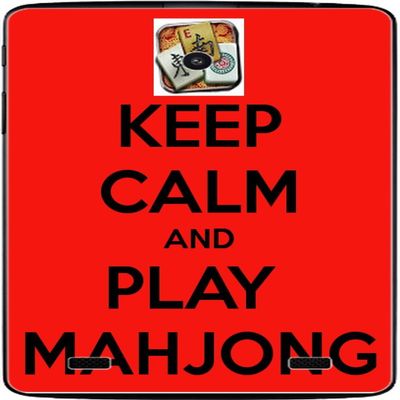 Keep Calm and Play Mahjong Vinyl Decal Sticker Skin by Debbie's Designs for G Pad 7.0