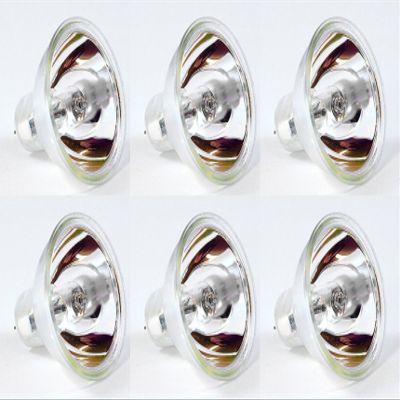 EiKO EKE Halogen Dichroic Reflector Bulb (Pack of 6), 21 Volts, 150 Watts, CC-6 Filament, 1.75"/44.5mm MOL, 2.00"/50.8mm MOD, 200 Rated Life, MR16 Bulb, GX5.3 Base