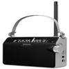 Sangean Compact Portable AM/FM Radio with Built-in Speaker, Earphone Jack, LED Tuning Indicator & Carry Strap view 1