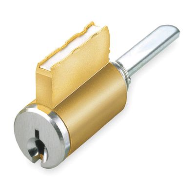 Kaba Ilco 15395YA-26D-KD Universal Key-In-Knob Replacement Cylinder with Yale 8 (999) Keyway - Satin Chrome