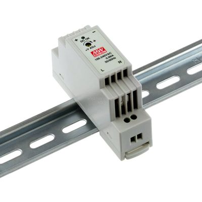 Authentic Taiwan meanwell switching power supply DR-15-24 24V0.63A rail mounted power supply warranty for 3 years