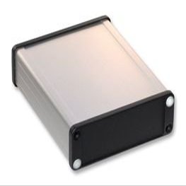 1457L1201E, Black Aluminum Wall Mount Extruded Enclosure