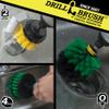 3 Rotary Power Scrub Brushes for Tile, Grout, Shower, Tub, Hard Water Stain view 2