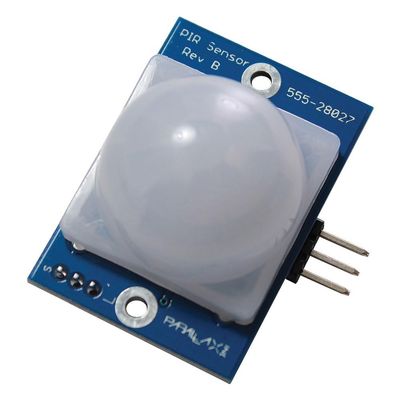 Parallax PIR Sensor (Rev B) Passive Infrared 15-30 Feet Range 90 Degree