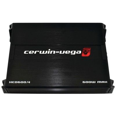 Cerwin Vega Mobile XED600.4 XED 600-Watt Class AB Amp (4 Channels 600W max)