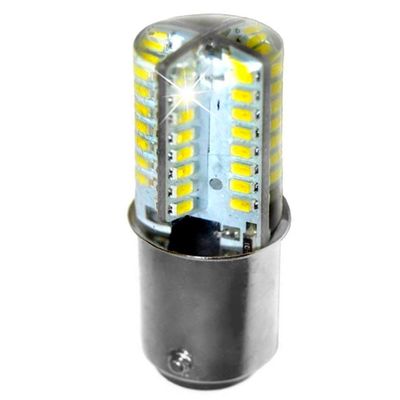 HQRP Sewing Machine LED Light Bulb BA15d Double Contact Bayonet Base 64 LEDs SMD 3014 3W 110V 300-350 Lm (Cool White 6500K)