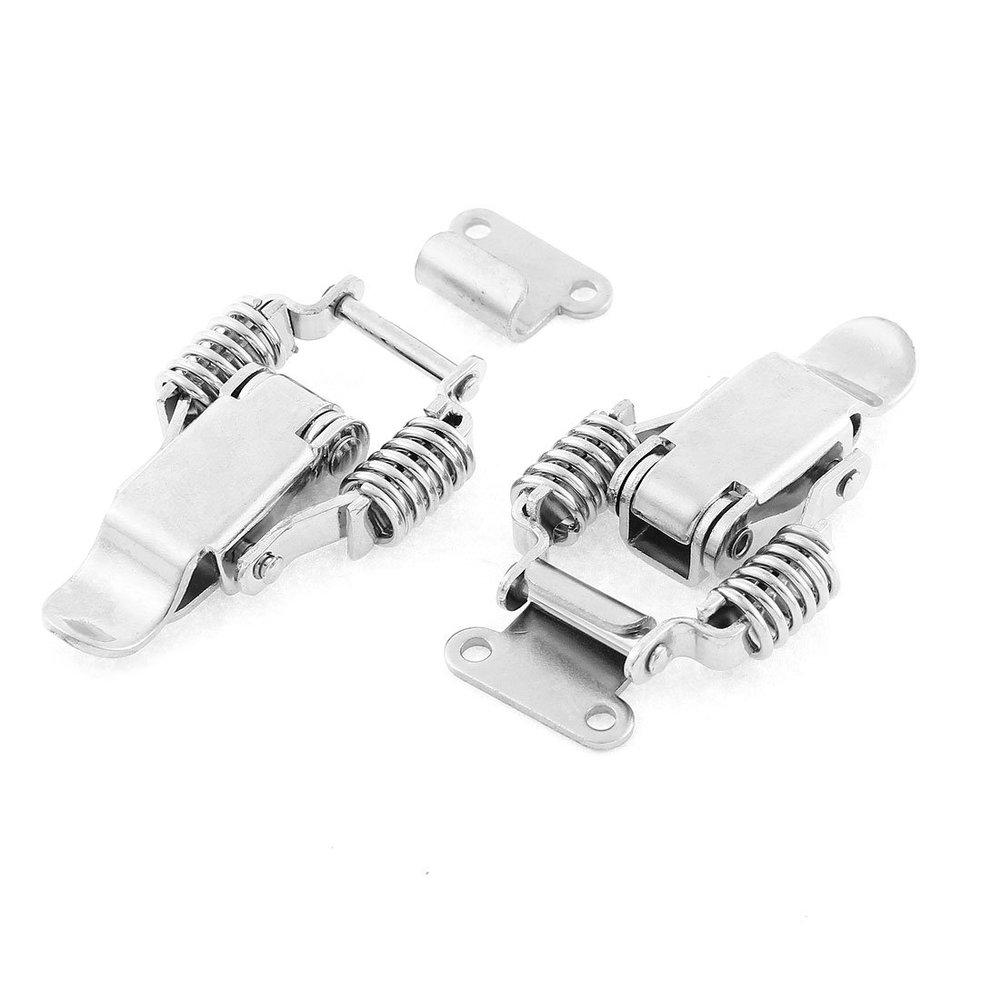 uxcell Compression Spring Loaded Metal Tensioning Draw Latch 2Pcs