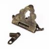 uxcell Antique Style Wooden Case Jewelry Box Hasp Latch Bronze Tone 2 Sets view 3