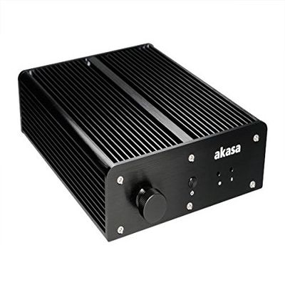 Akasa Pascal MC | Waterproof Fanless Case | Intel 5th Gen NUC | 100% Aluminium Heatsink CPU Cooling | IP65 Fully Water & Dust Proof | A-NUC22-M1B