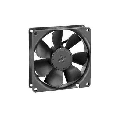EBM PAPST 3414N 0.31 M Cable Length, 18-28 VDC Operating Voltage, 2 Leads, 2.1 W, 24 VDC Supply Voltage, 2700 RPM, 32 DBA Noise Level, 84M 3/H Fan Efficiency, Ball Bearing, DC AXIAL Fan, Plastic