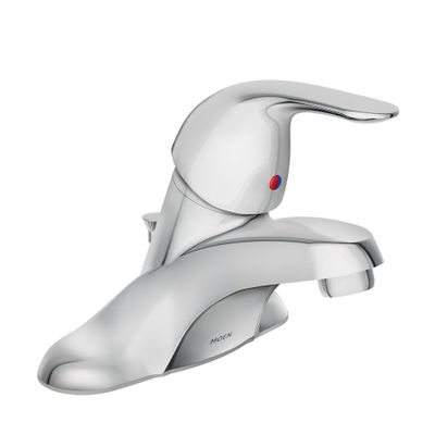 Moen WS84503 One-Handle Low Arc Bathroom Faucet, Chrome