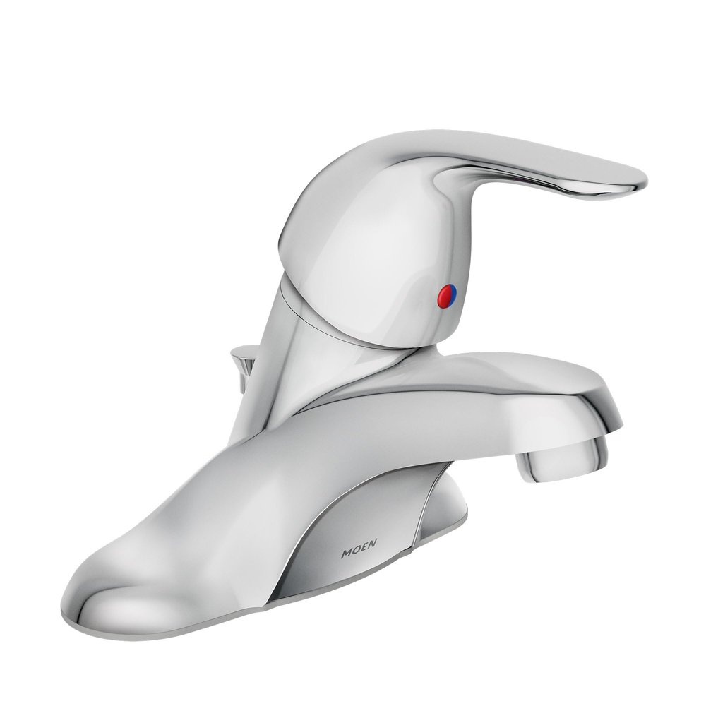 Moen WS84503 One-Handle Low Arc Bathroom Faucet, Chrome