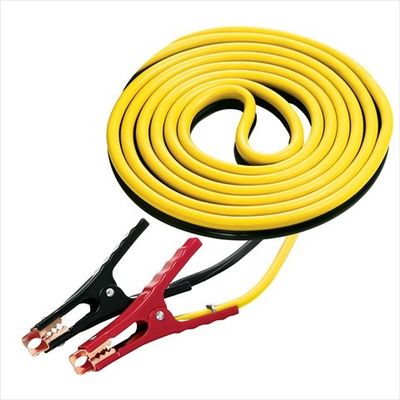 Voltec 10-00273 12 ft. Yellow-Black Rubber Booster Cables - Medium Duty, Case of 6