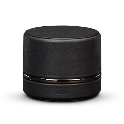 Sena Leather Travel Watch Case for Apple Watch Series 1,2,3,4,5,6,7,8,9 and SE, Single Storage Box of Apple Watches, Converts from Travel Case to Charging Stand, not fit Watch Ultra/Ultra 2,