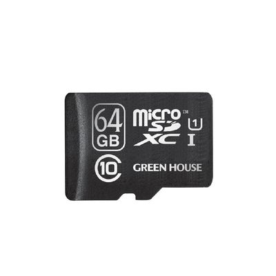 Greenhouse GH-SDMRXCUB64G MicroSDHC Card, 64GB, Class 10, UHS-I Compatible