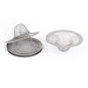uxcell 4Pcs Mesh Hole Kitchen Bathroom Slop Laundry Basin Basket Silver view 1