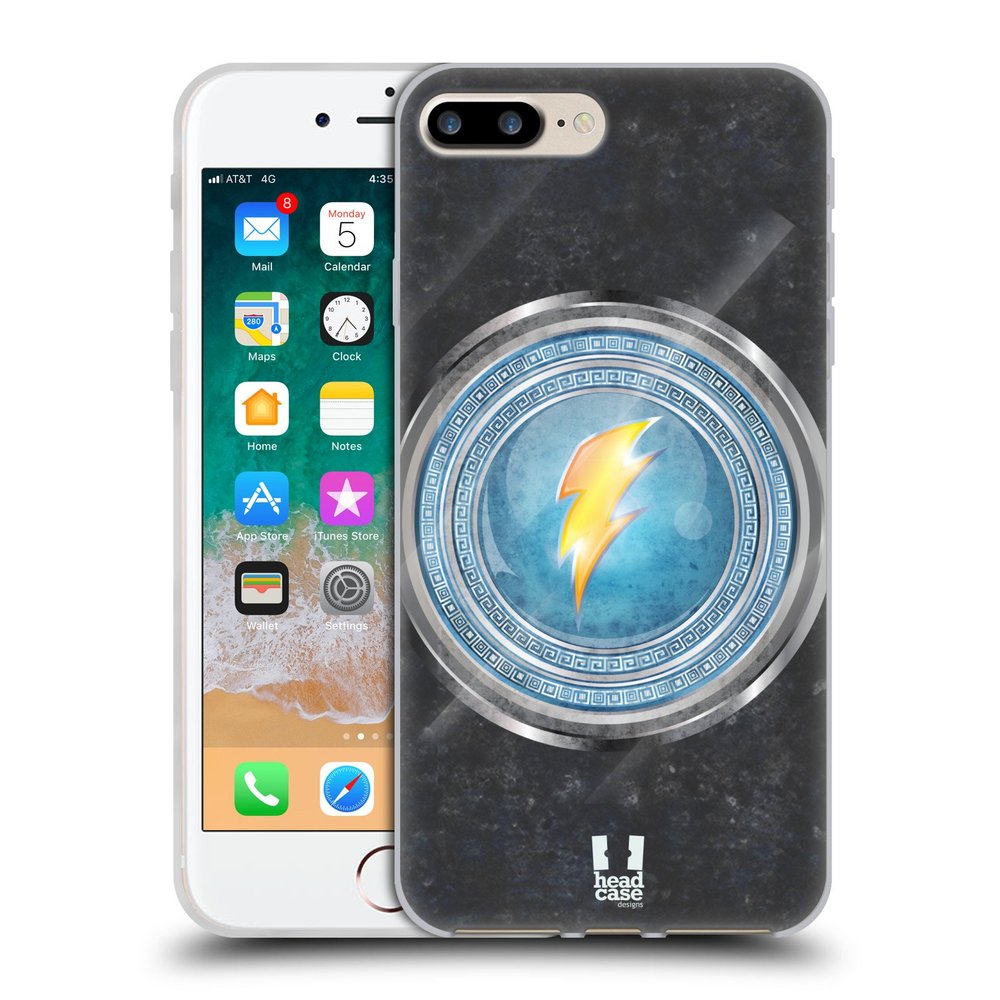 Head Case Designs Silver Plates of Olympus Gel Case [Military Grade Protection] Compatible with Apple iPhone 7 Plus/iPhone 8 Plus and Compatible with MagSafe