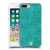 Head Case Designs Teal Crocodile Skin Pattern Gel Case [Military Grade Protection] Compatible with Apple iPhone 7 Plus/iPhone 8 Plus and Compatible with MagSafe view 1