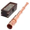 Vintage 1915 Copper Marine Telescope with Wooden Box Antique Royal Navy Spyglass Scope with Glass Cover for Nautical Decor, Collectors & Office Display view 1