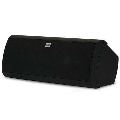 Acoustic Audio by Goldwood Acoustic Audio AA40CB Indoor Center 3 Way Speaker 500 Watts Black Bookshelf, 4-Inch