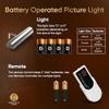 Concept Lighting 205L Cordless Remote Control LED Picture Light-7 3/4 inch Satin Nickel, Small view 4