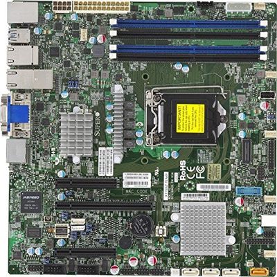 Supermicro Motherboard Micro ATX DDR4 LGA 1151 X11SSZ-TLN4F-O