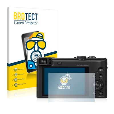 2X BROTECT Matte Screen Protector for Panasonic Lumix DMC-TZ60, Matte, Anti-Glare, Anti-Scratch