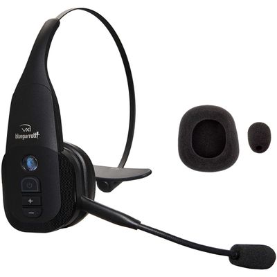 VXI BlueParrott B350-XT Bluetooth Headset Bundle with AC Power Supply and Car Charger