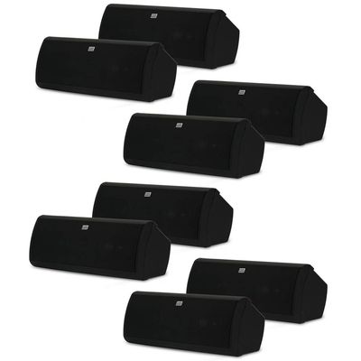 Acoustic Audio AA40CB Indoor 3 Way Speakers 4000 Watts Black Bookshelf 4 Pair Pack AA40CB-4PR