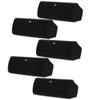 Acoustic Audio AA40CB Indoor 3 Way Speakers 2500 Watts Black Bookshelf 5 Speaker Set AA40CB-5S view 1