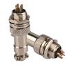 10x GX12 4Pins Male 12mm Thread Aviation Connector Power Plug Water Resistance view 2