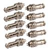 10x GX12 4Pins Male 12mm Thread Aviation Connector Power Plug Water Resistance view 3