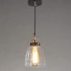Vintage Industrial Edison Clear Glass Pendant Ceiling Light Retro Lamp Shade view 4