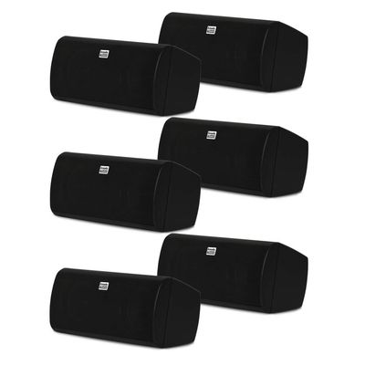 Acoustic Audio AA35CB Indoor 3 Way Speakers 2400 Watts Black Bookshelf 3 Pair Pack AA35CB-3PR