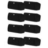 Acoustic Audio AA35CB Indoor 3 Way Speakers 3200 Watts Black Bookshelf 4 Pair Pack AA35CB-4PR