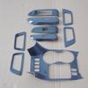 Liquor New Only for 2015 Medium Configuration Highlander Black 9 Pieces ABS Car Interior Dash Kit Trim Parts view 2