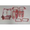 Liquor New Only for Medium Configuration 2015 Highlander 9 Pieces Wood Pattern Aluminum Dash Kit Trim Parts view 1