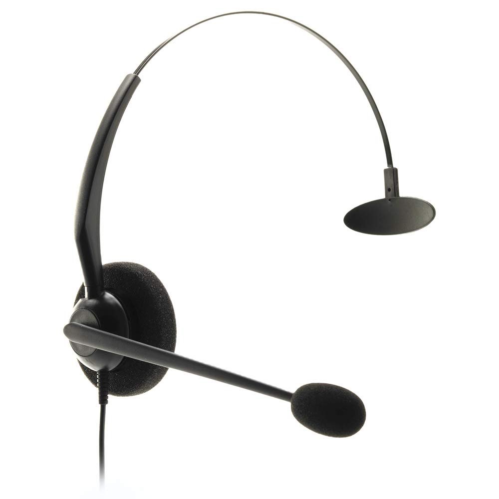 JPL 100-M Monaural Head-Band Black Headset