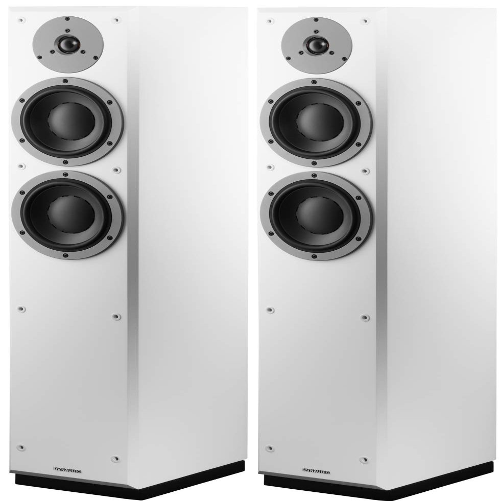 Dynaudio Emit M30 Floorstanding Speakers Satin White Pair