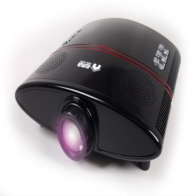 EMB Home - EBP100 - Portable HDMI LED Projector 40 ANSI Lumens w/USB and SD Card for Home Cinema Theater/Games/Party/PC Laptop